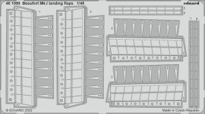 Eduard 481095 - 1:48 Beaufort Mk.I landing flaps