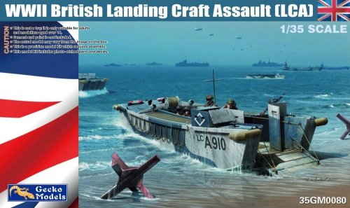 Go to product Gecko Models 35GM0080 - 1:35 WWII British Landing Craft Assault (LCA)