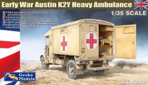 Gecko Models 35GM0068 - 1:35 Early War Austin K2Y Heavy Ambulance