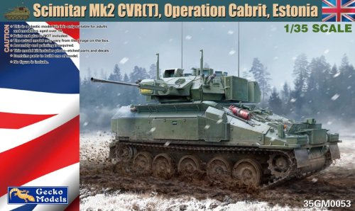 Go to product Gecko Models 35GM0053 - 1:35 Scimitar Mk2 CVR(T), Operation Cabrit, Estonia