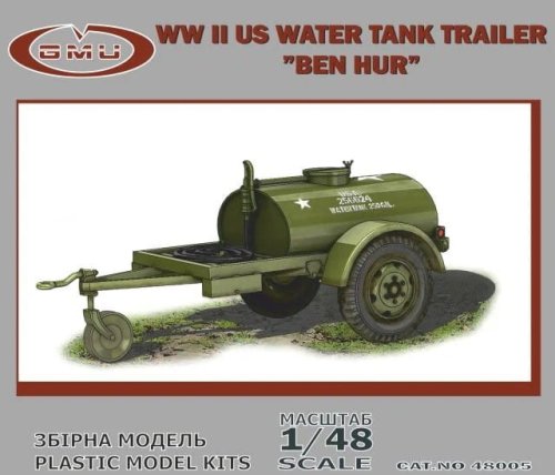 Go to product GMU 48005 - 1:48 WWII US Water Tank Trailer Ben Hur
