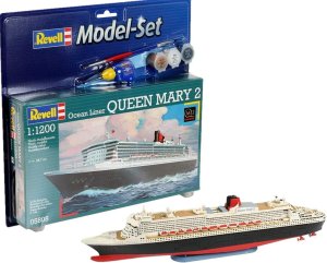 Revell 65808 - 1:1200 Queen Mary 2 model set