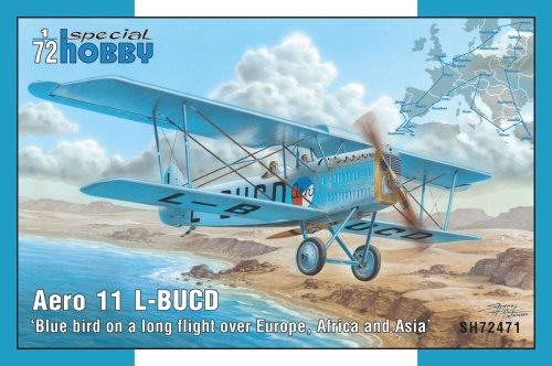 Go to product Special Hobby 72471 - 1:72 Aero 11 L-BUCD Blue Bird on a Long Flight Over Europe, Africa and Asia