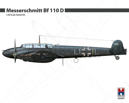 Go to product Hobby 2000 32007 - 1:32 Messerschmitt Bf 110 D