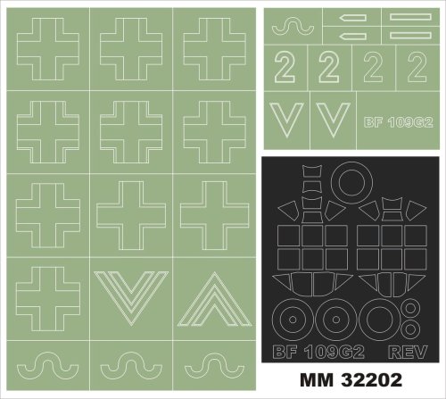 Go to product Montex MM32202 - 1:32 Messerschmitt Bf 109G-2