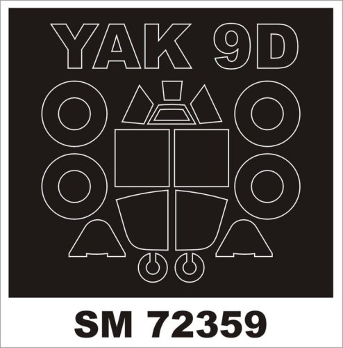Go to product Montex SM72359 - 1:72 Yak-9D