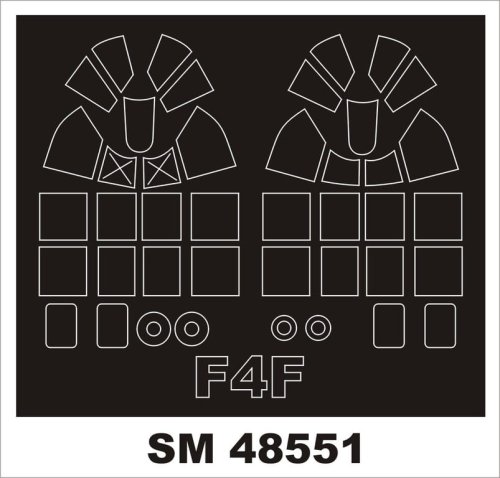 Go to product Montex SM48551 - 1:48 F4F Wildcat