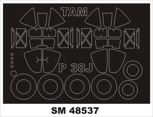 Go to product Montex SM48537 - 1:48 P-38J Lightning