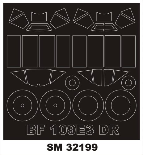 Go to product Montex SM32199 - 1:32 Messerschmitt Bf 109 E-3