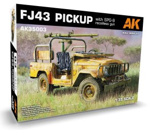 AK Interactive 35003 - 1:35 FJ43 pickup with SPG-9 recoilless Gun