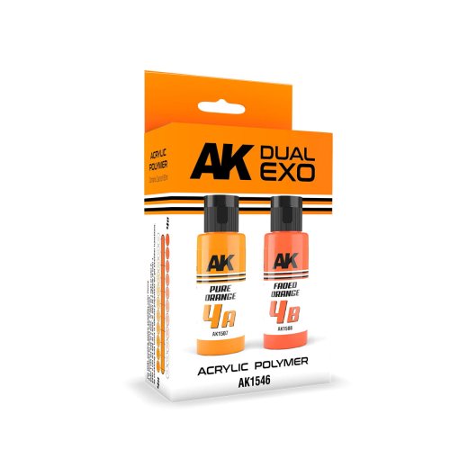 Go to product AK Interactive 1546 - Dual Exo Set 4 - Pure Orange & Faded Orange