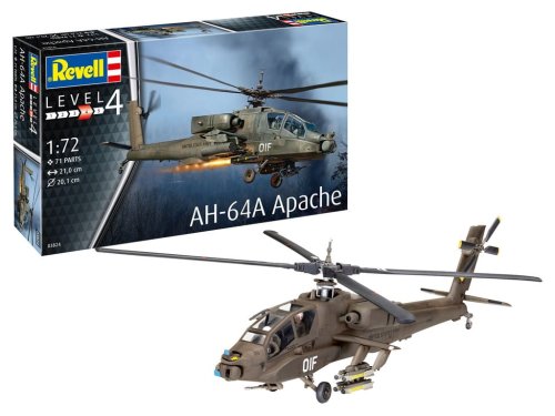 Go to product Revell 03824 - 1:72 AH-64A Apache