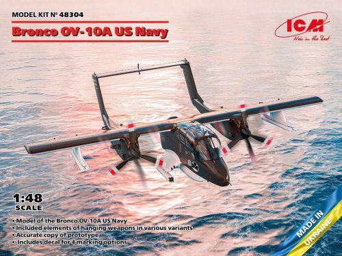 Go to product ICM 48304 - 1:48 Bronco OV-10A US Navy