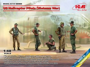 ICM 48089 - 1:48 US Helicopter Pilots Vietnam War