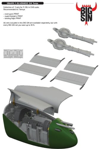 Go to product Eduard SIN64898 - 1:48 P-38J - Advanced