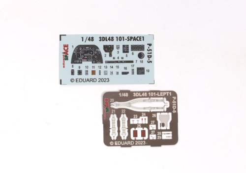 Go to product Eduard 3DL48101 - 1:48 P-51D-5 Space 3D Decals + PE