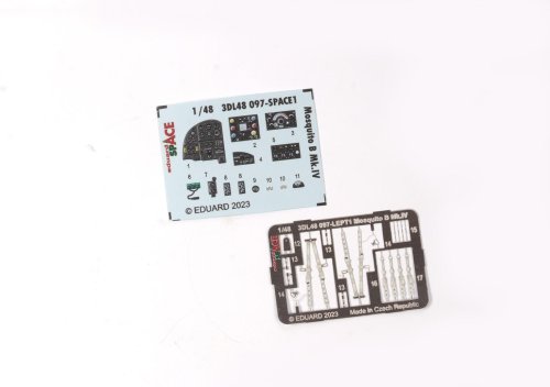 Go to product Eduard 3DL48097 - 1:48 Mosquito B Mk.IV Space 3D Decals + PE