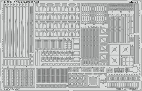 Go to product Eduard 481098 - 1:48 A-10C armament