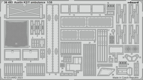 Go to product Eduard 36493 - 1:35 Austin K2/Y ambulance