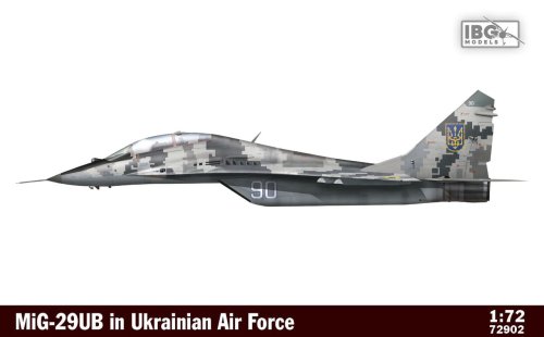 Go to product IBG 72902 - 1:72 MiG-29UB in Ukrainian Air Force