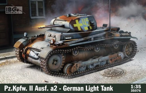 Go to product IBG 35076 - 1:35 Pz.Kpfw. II Ausf. a2 - German Light Tank