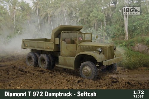 Go to product IBG 72087 - 1:72 Diamond T 972 Dumptruck - Softcab