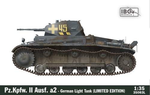 Go to product IBG 35083L - 1:35 Pz.Kpfw. II Ausf. a2 - German Light Tank Limited Edition