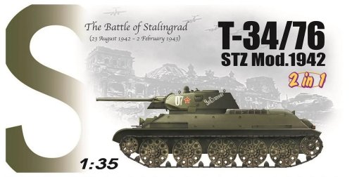 Go to product Dragon 6453 - 1:35 T-34/76 STZ Mod.1942 2 in 1 The Battle of Stalingrad