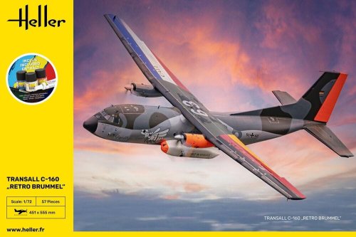 Go to product Heller 56368 - 1:72 Transall C-160 Retro Brummel model set