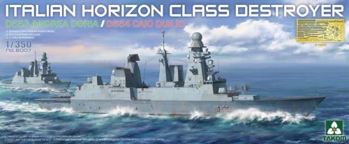 Go to product Takom 6007 - 1:350 D553 Andrea Doria / D554 Caio Duilio Italian Horizon Class Destroyer