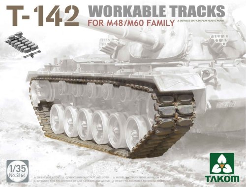 Go to product Takom 2164 - 1:35 T-142 Workable Tracks for M48/60 Family