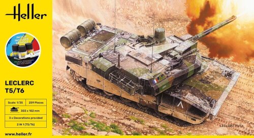Go to product Heller 57142 - 1:35 Leclerc T5/T6 model z farbami