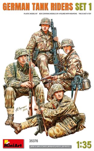 Go to product Miniart 35376 - 1:35 German Tank Riders Set 1
