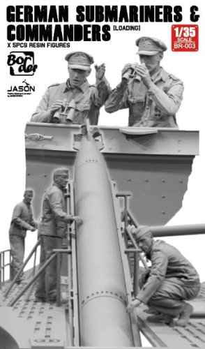 Go to product Border BR003 - 1:35 German Submariners & Commanders Loading Set of  5 Figures