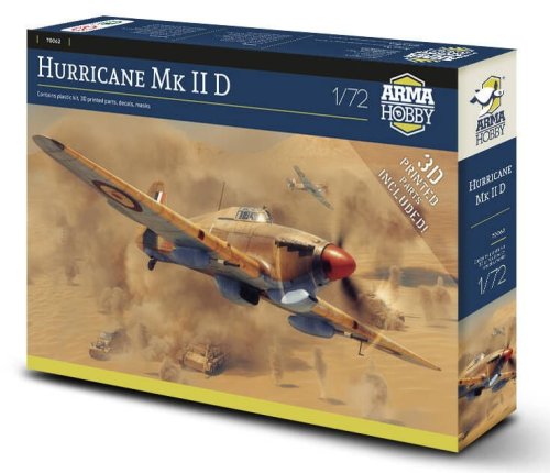 Go to product Arma Hobby 70062 - 1:72 Hurricane Mk II D