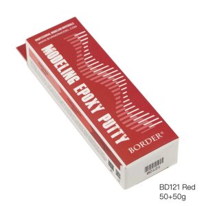 Border BD0121 - Two part epoxy putty red 50g + 50g