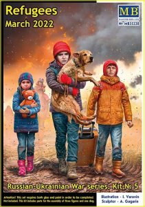 Master Box 35228 - 1:35 Russian-Ukrainian War series Kit No 5 Refugees, March 2022