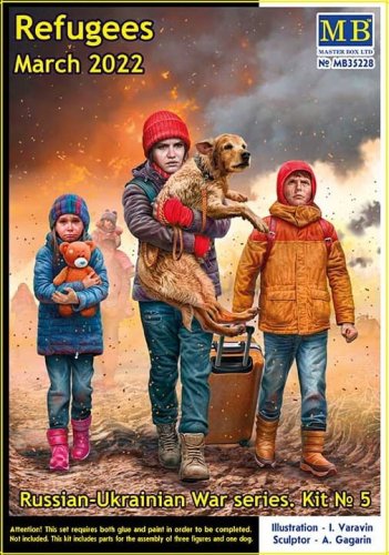 Go to product Master Box 35228 - 1:35 Russian-Ukrainian War series Kit No 5 Refugees, March 2022