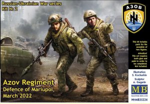 Master Box 35224 - 1:35 Russian-Ukrainian War series Kit No 2 Azov Regiment, Defence of Mariupol, March 2022