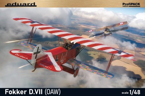 Go to product Eduard 8136 - 1:48 Fokker D.VII (OAW)