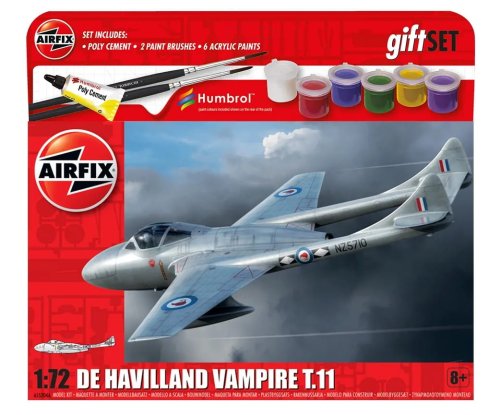 Go to product Airfix 55204A - 1:72 De Havilland Vampire T11 model set