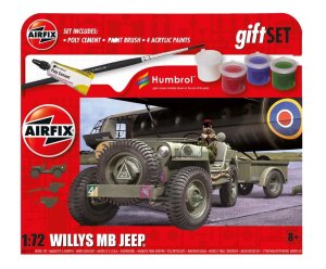 Airfix 55117A - 1:72 Willys MB Jeep model set