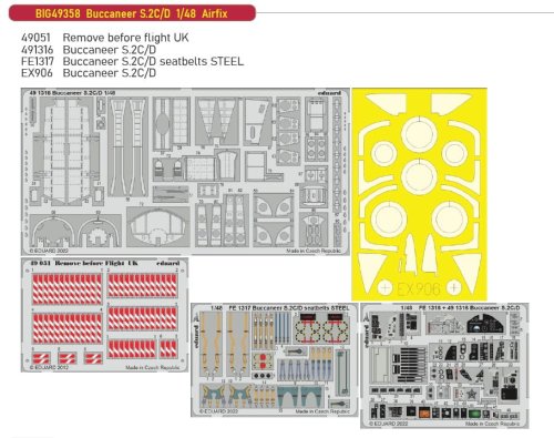 Go to product Eduard BIG49358 - 1:48 Buccaneer S.2C/D