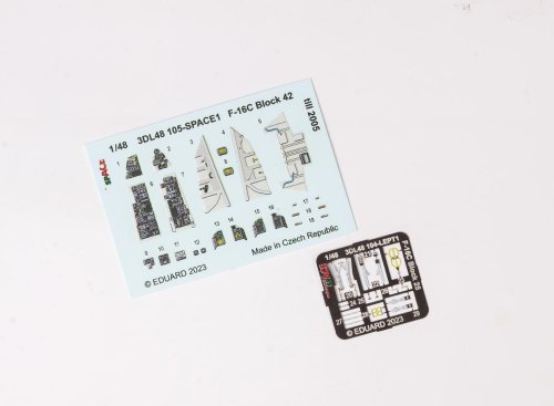 Go to product Eduard 3DL48105 - 1:48 F-16C Block 42 till 2005 Space 3D Decals + PE