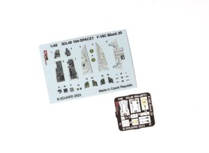 Eduard 3DL48104 - 1:48 F-16C Block 25 Space 3D Decals + PE