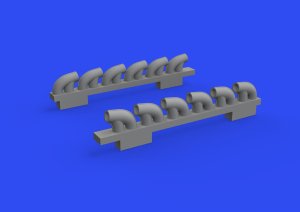 Eduard 672305 - 1:72 P-39Q exhaust stacks Print 3D