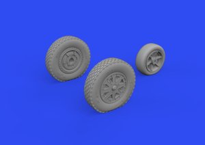 Eduard 672303 - 1:72 P-39Q wheels Print 3D