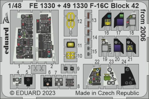 Go to product Eduard FE1330 - 1:48 F-16C Block 42 from 2006