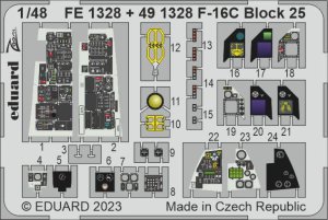 Eduard FE1328 - 1:48 F-16C Block 25