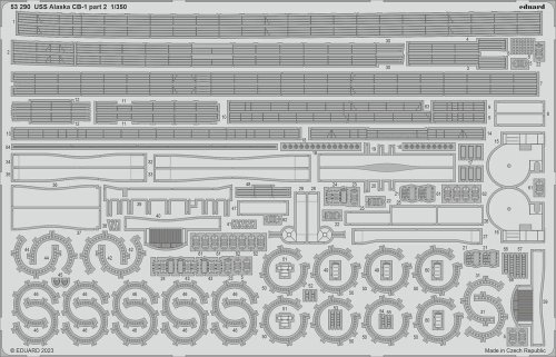 Go to product Eduard 53290 - 1:350 USS Alaska CB-1 part 2
